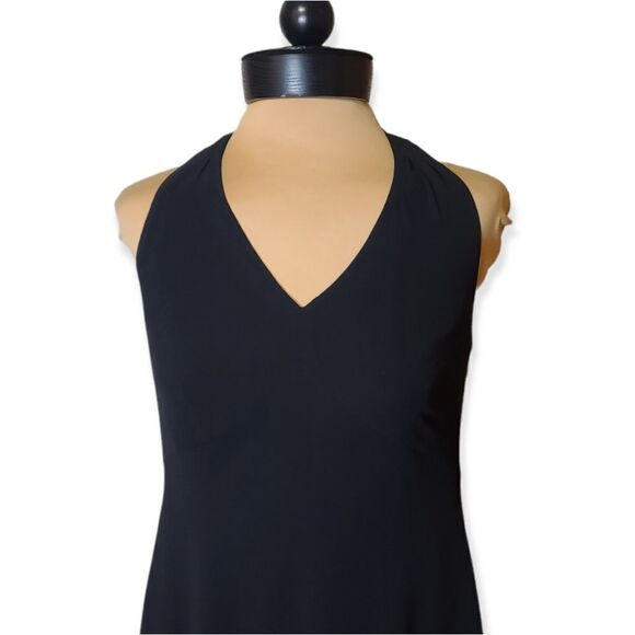 Loft Halter Black Dress Size 4 - Picture 3 of 9